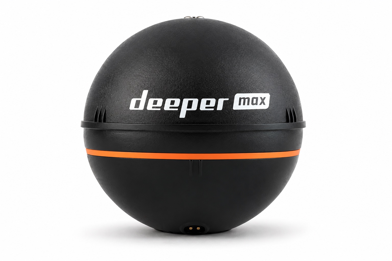 Black spherical portable castable sonar